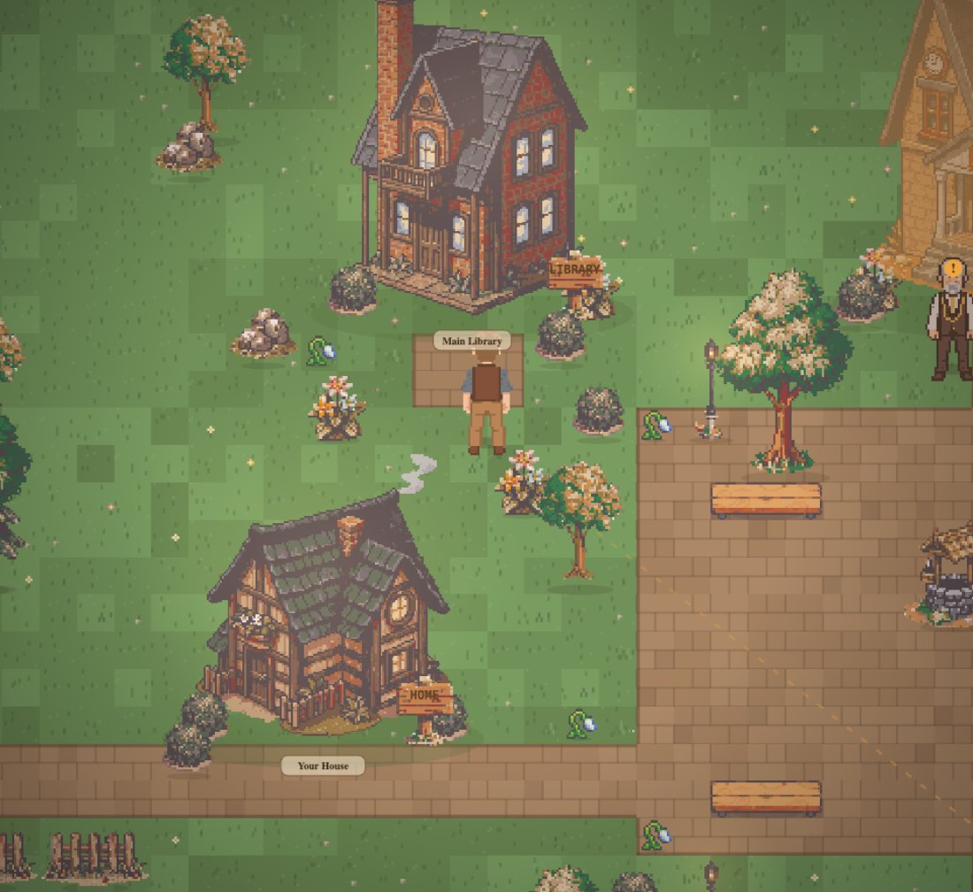 The village at golden hour